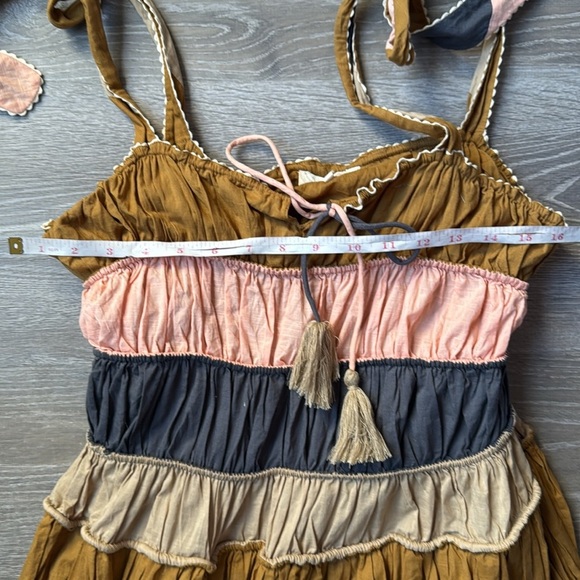 ANTHROPOLOGIE | Let Me Be Letizia Colorblock Midi Dress 12 - Picture 9 of 12